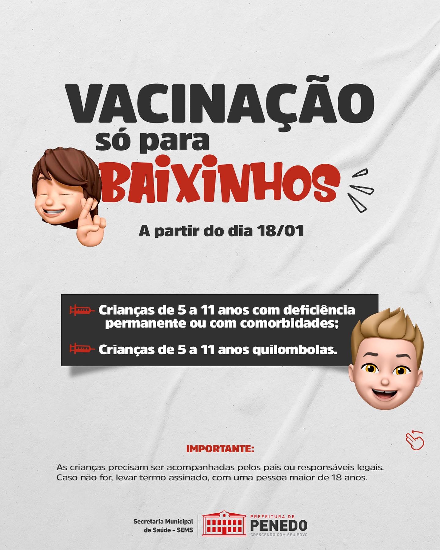 Pais são obrigados a vacinar criancas? - Akiyama