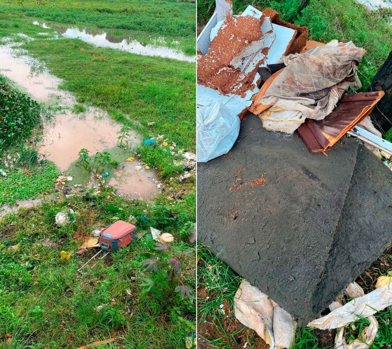 Chuvas em Penedo: SEMSP identifica lixo doméstico como causa de alagamento na Rua Jatobá